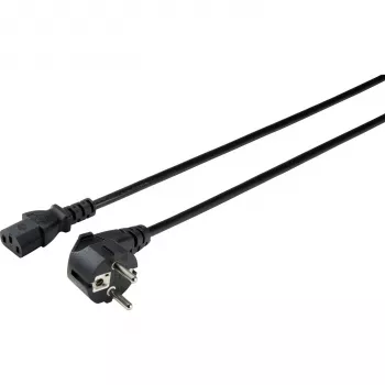 Sygonix SY-5043450 IEC C13 maitinimo kabelis, CEE 7/7 į IEC C13, 3 m, juodas