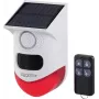Sygonix Mini Signalizacijos Sistema Balta/Raudona su LED PIR Judesio Detektoriumi ir Nuotolinio Valdymo Pulteliu (SY-6515320)