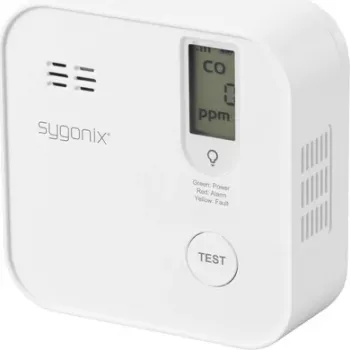 Sygonix SY-6418204 WLAN anglies monoksido detektorius su programėle ir 5 metų baterija