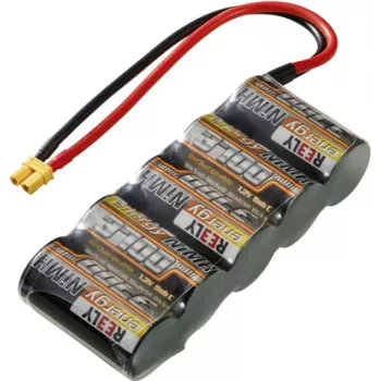 Reely NiMH akumuliatorių paketas 6 V 3700 mAh 5x Sub-C Side-by-Side XT30 (RE-7853241)
