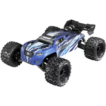 Reely Thor Blue Brushed 1:10 RC Monster Truck 4WD RTR 2.4GHz su baterija, pakrovėju, siųstuvu ir baterijomis RE-8597610