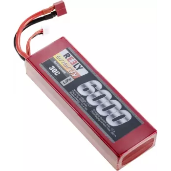 Reely LiPo akumuliatorių paketas 7,4 V 6000 mAh 2S 30C Hardcase T-Plug RE-7855155