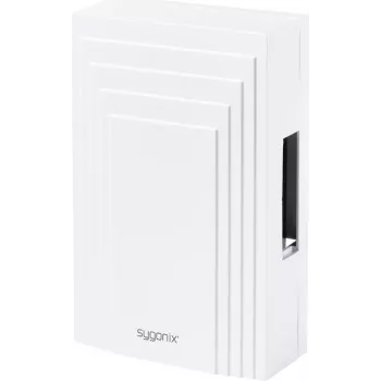 Sygonix SY-5491840 laidinis gongas skambutis 8-12V AC/DC 85dB baltas