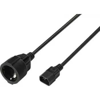 Sygonix SY-7154200 maitinimo prailginimo kabelis IEC C14 į C13 0,30 m juodas