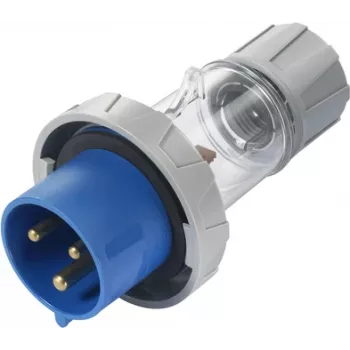 Sygonix SY-5873150 CEE stovyklavietės kištukas 32 A 3 polių 230 V/AC IP67 permatomas