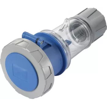 Sygonix SY-5873154 CEE-CARA kištukinis lizdas 32A 3 polių 230V/AC IP67 be varžtų mėlynas