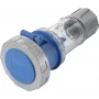 Sygonix SY-5873154 CEE-CARA kištukinis lizdas 32A 3 polių 230V/AC IP67 be varžtų mėlynas