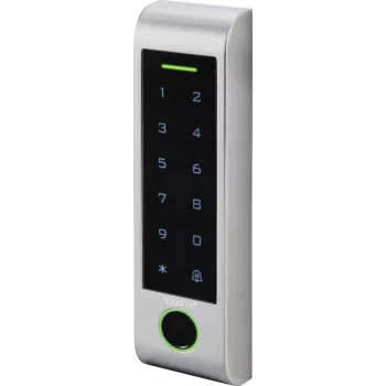 Sygonix SY-6121662 pirštų atspaudų ir RFID prieigos kontrolės sistema IP66, paviršinio montavimo, jutiklinis ekranas, 12-18V DC