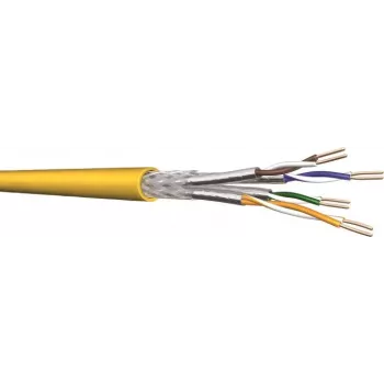Draka YelloNet 1000 Cat6 U/UTP LSZH montavimo kabelis, 500 m būgnas, 4x2xAWG23/1, Cca-s1a,d1,a1 60112099
