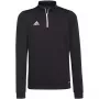 adidas Entrada 22 treniruočių megztinis vaikams, juodas, 128 dydis, H57547