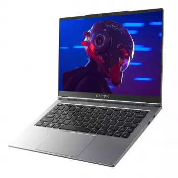 Captiva Business/Office R10-1344GE 14 colių nešiojamas kompiuteris - AMD Ryzen 7 255, Radeon 780M, 1TB SSD, 16GB RAM, be OS