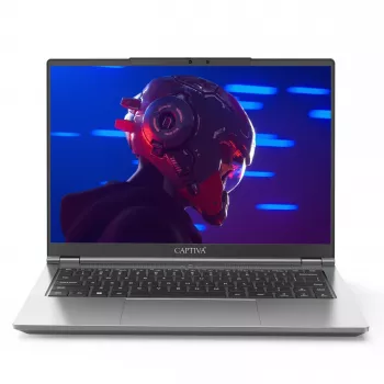 Captiva Business/Office R10-1344GE 14 colių nešiojamas kompiuteris - AMD Ryzen 7 255, Radeon 780M, 1TB SSD, 16GB RAM, be OS