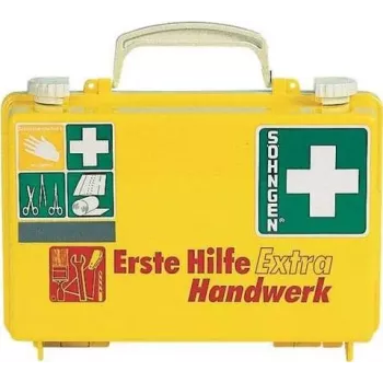 SÖHNGEN pirmosios pagalbos rinkinys EXTRA HANDW DIN 13157, sieninis ABS dėklas, oranžinis, O320125