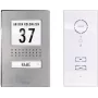 M-E MODERN-ELECTRONICS ADV 111 WW audio vistadoor laidinis domofonas pilnas komplektas vienos šeimos namui, nerūdijantis plienas, baltas (41137)