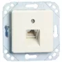 METZ Connect UPk įleidžiamas prijungimo blokas, universali jungiamųjų dėžių, IAE dizainas, 2x RJ45, varžtiniai gnybtai RJ45 mini spaustukas (130040111-I)