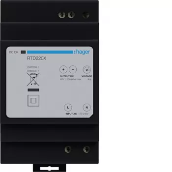 Hager RTD220X 48V DC 60W DIN bėgio maitinimo šaltinis
