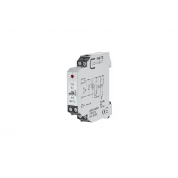 METZ CONNECT KRA-S-M6/21 Sujungimo relės modulis 24V AC/DC 1 perjungiamasis kontaktas 8A Baltas 11061213