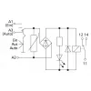 METZ CONNECT KRA-S-M6/21 Sujungimo relės modulis 24V AC/DC 1 perjungiamasis kontaktas 8A Baltas 11061213