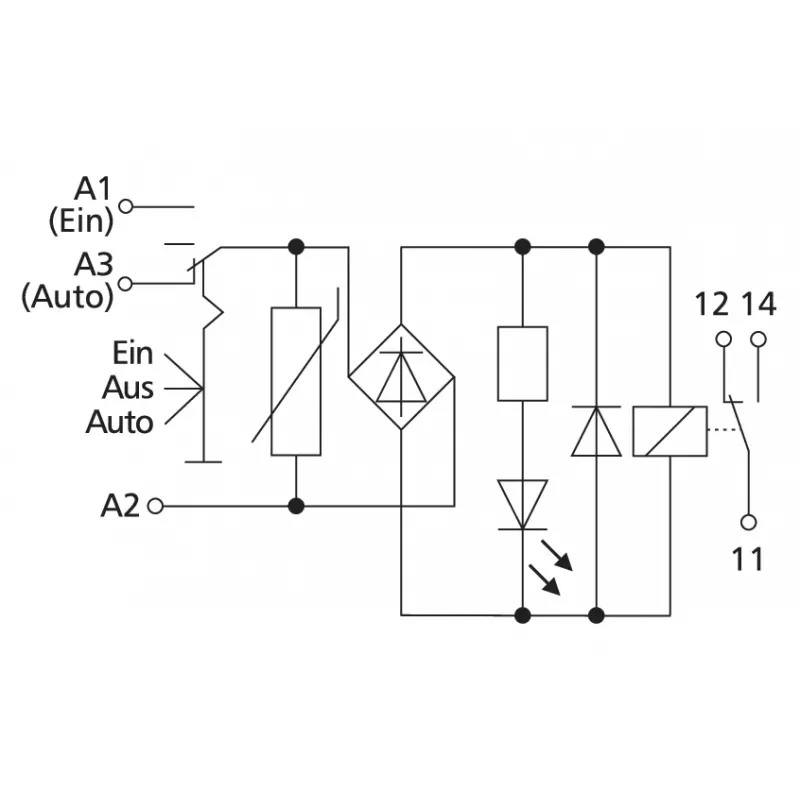 METZ CONNECT KRA-S-M6/21 Sujungimo relės modulis 24V AC/DC 1 perjungiamasis kontaktas 8A Baltas 11061213