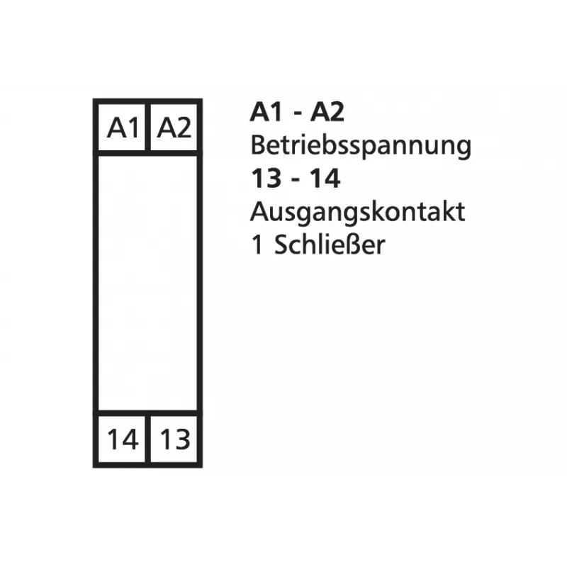 METZ CONNECT KRA-M4/1 sąsajos relės modulis, 1 perjungiamasis kontaktas, 24 V AC ritė, baltas 11061313