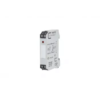 METZ CONNECT KRA-M4/1 sąsajos relės modulis, 4 CO kontaktai, 24 V AC ritė, 250 V AC, baltas 11061325
