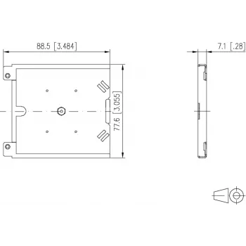 METZ BTR 130861-MSK-E šviesolaidinių sujungimų kasetės plėtimo rinkinys moduliniam AP korpusui