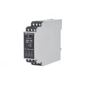 METZ CONNECT KRA-S12/21-21-21 sujungimo relė, 24 V AC ritė, 3 perjungimo kontaktai, balta 11060913