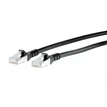 METZ CONNECT Cat.6A S/FTP tinklo kabelis, RJ-45 į RJ-45, 0,5 m, pilkas, 10GBase-T 1308453000-E