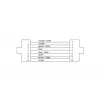 Cordial 15559 RJ45 tinklo kabelis CAT 5e S/UTP 3,00 m juodas PUR apvalkalu
