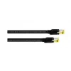 Cordial 15579 CAT 7a S/FTP tinklo kabelis, RJ45, 3 m, juodas, PUR apvalkalas