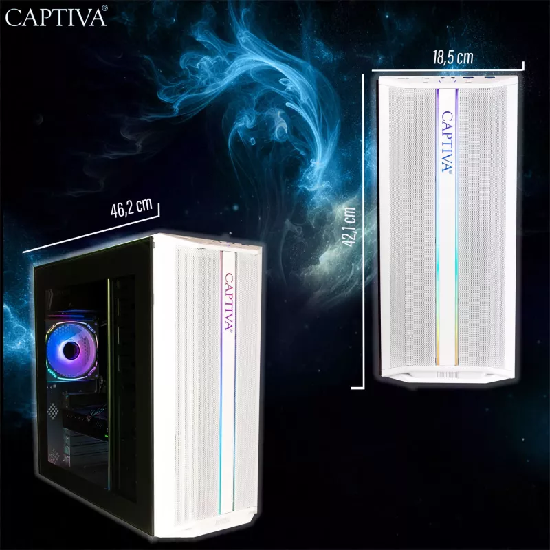 Captiva PC Verslui/Biurui R10-3518 (Ryzen 5 3400G/SSD 1TB/16GB/WLAN/Windows 11 Home 64-bit)