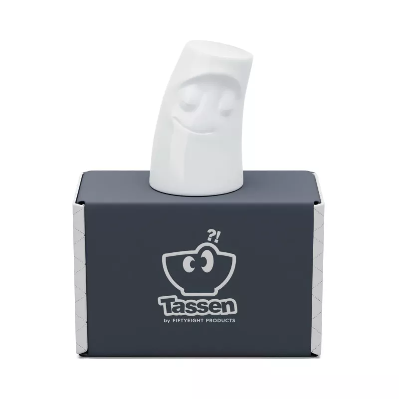 FIFTYEIGHT PRODUCTS Würzschmusie druskinė su meiliu veidu, balta