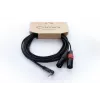 Cordial EY 1.5 WRMM XLR Y-adapterio kabelis 3,5 mm TRS į 2x XLR male 1,5 m juodas 14874