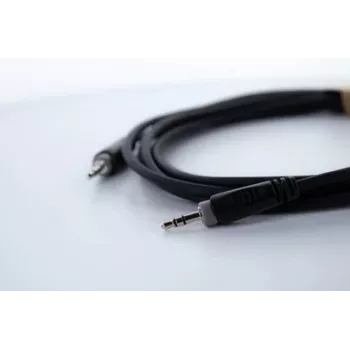 Cordial 14829 3,5 mm jack audio kabelis, 1,5 m, juodas, PVC apvalkalas, vytos poros
