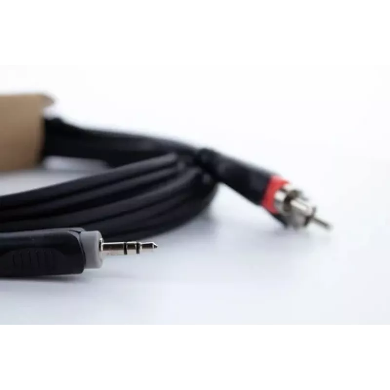Cordial 14855 3,5 mm stereo jack – 2x RCA audio Y-adapterio kabelis, 1,5 m, juodas