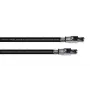 Cordial 15613 RJ45 tinklo kabelis, patch kabelis CAT 6a SF/UTP 10,00 m juodas PUR apvalkalu
