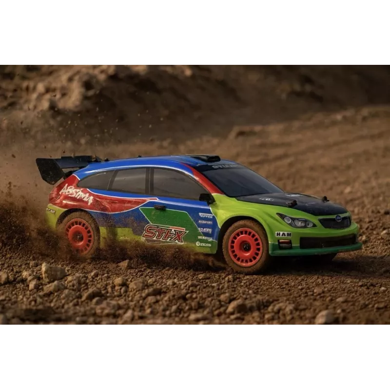 Absima 1:10 EP Rally STi-X Brushless 4WD RTR RC automobilis su baterija ir pakrovėju (12234)