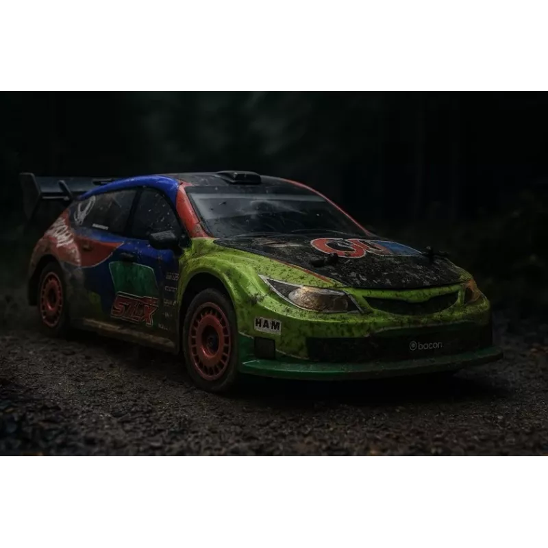 Absima 1:10 EP Rally STi-X Brushless 4WD RTR RC automobilis su baterija ir pakrovėju (12234)