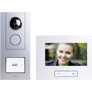 M-E MODERN-ELECTRONICS VISTUS VD ALU-6710 S laidinis vaizdo durų interkomas, sidabrinis 41174