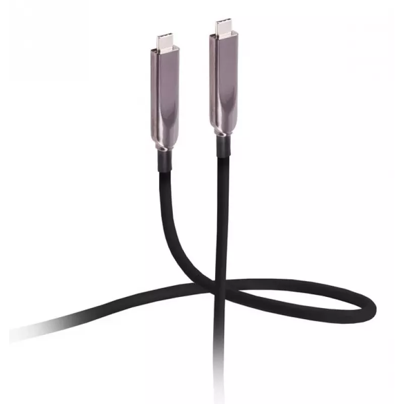 Flexline USB-C hibridinis kabelis 3.2 Gen 2 8K 10Gbps 60W TPU 15m FL31-44081