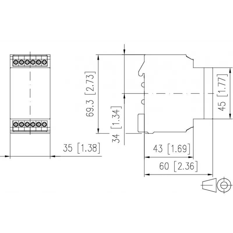 METZ CONNECT potencialo izoliatorius 230VAC 110502