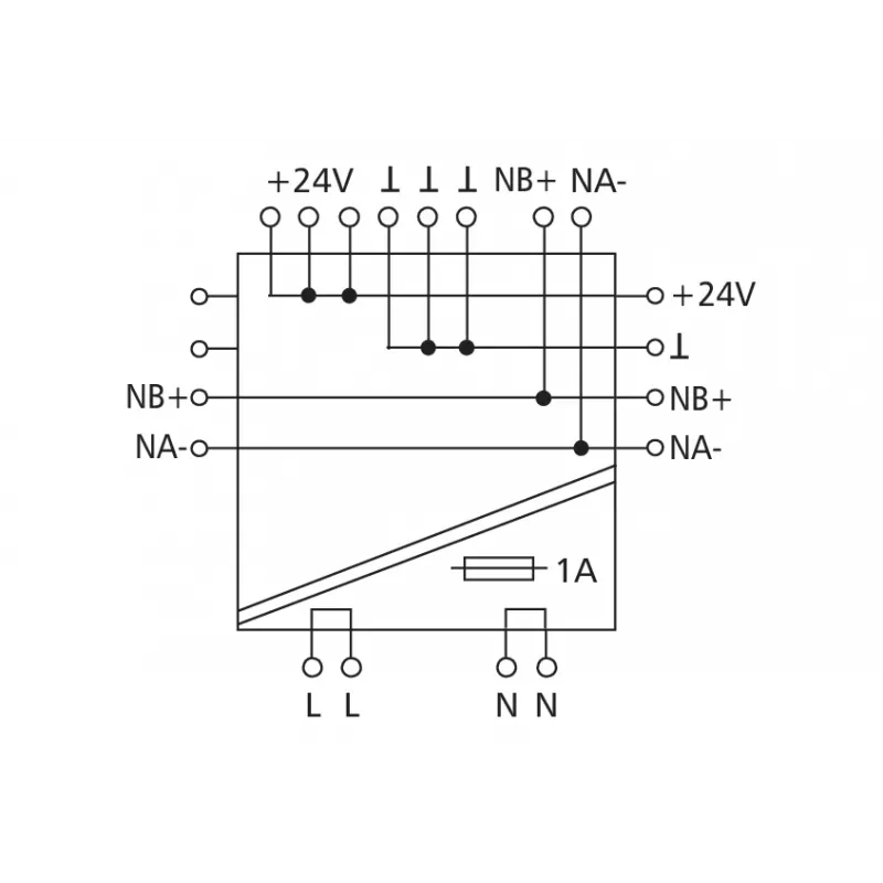 METZ CONNECT NG4 C18 HS 24V DIN bėgio maitinimo šaltinis 18W 24V DC 0,75A 110561