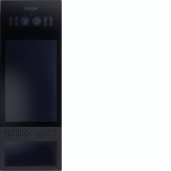 Hager RTQ540X lauko stotelė su vaizdo jutikliniu ekranu, IP RFID PIN domofonu