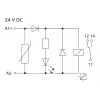 METZ CONNECT KRA-M6/21 sąsajos relės modulis 24V AC/DC, 1 CO kontaktas, 6A, baltas 11061525