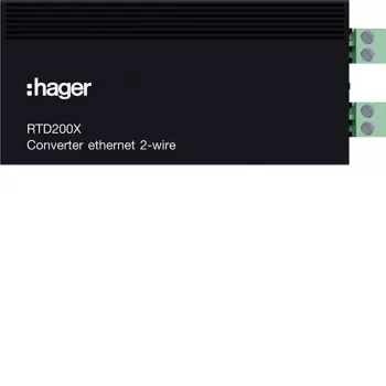 Hager RTD200X IP į 2 gyslų konverteris durų interkomo sistemoms