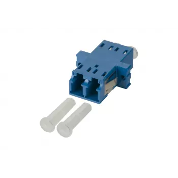 METZ CONNECT 15090074-I LC Duplex į SC Simplex hibridinis šviesolaidinis adapteris, vienmodis OS2, mėlynas