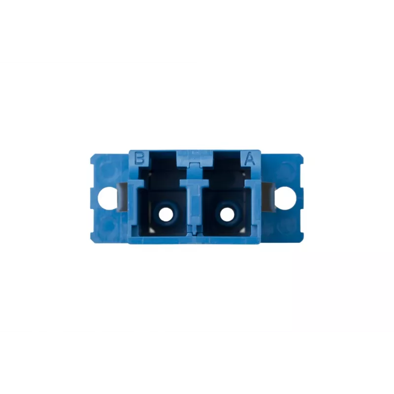 METZ CONNECT 15090074-I LC Duplex į SC Simplex hibridinis šviesolaidinis adapteris, vienmodis OS2, mėlynas
