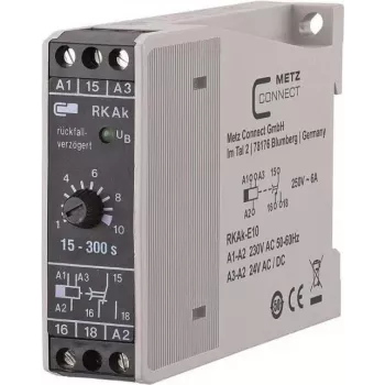METZ CONNECT RKAk-E10 galios relė 24 V DC 16 A 1 perjungiamasis kontaktas žalia 110304412008