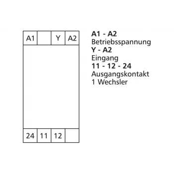 METZ CONNECT KRS-E08 3 24 V AC/DC sąsajos relės modulis, 1 perjungiamasis kontaktas, 8 A, DIN bėgiui 110673