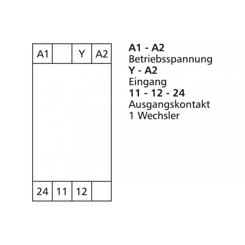 METZ CONNECT KRS-E08 3 24 V AC/DC sąsajos relės modulis, 1 perjungiamasis kontaktas, 8 A, DIN bėgiui 110673